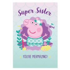 Super Sister Peppa Pig Birthday Card